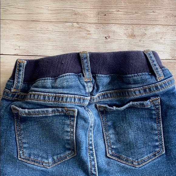 Gap little girl pull up jeans floral lined - Picture 4 of 5